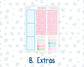 Kit 0262 - A5 - Plum Paper - Monthly Kit - April - Spring Puffs