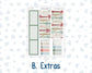 Kit 0245 - A5 - Plum Paper - Monthly Kit - December - Vintage Christmas
