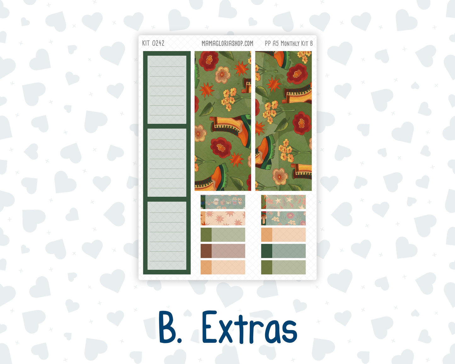 Kit 0242 - A5 - Plum Paper - Monthly Kit - November - Cottage Autumn