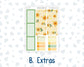 Kit 0277 - A5 - Plum Paper - Monthly Kit - August - Sunflower Drama Club