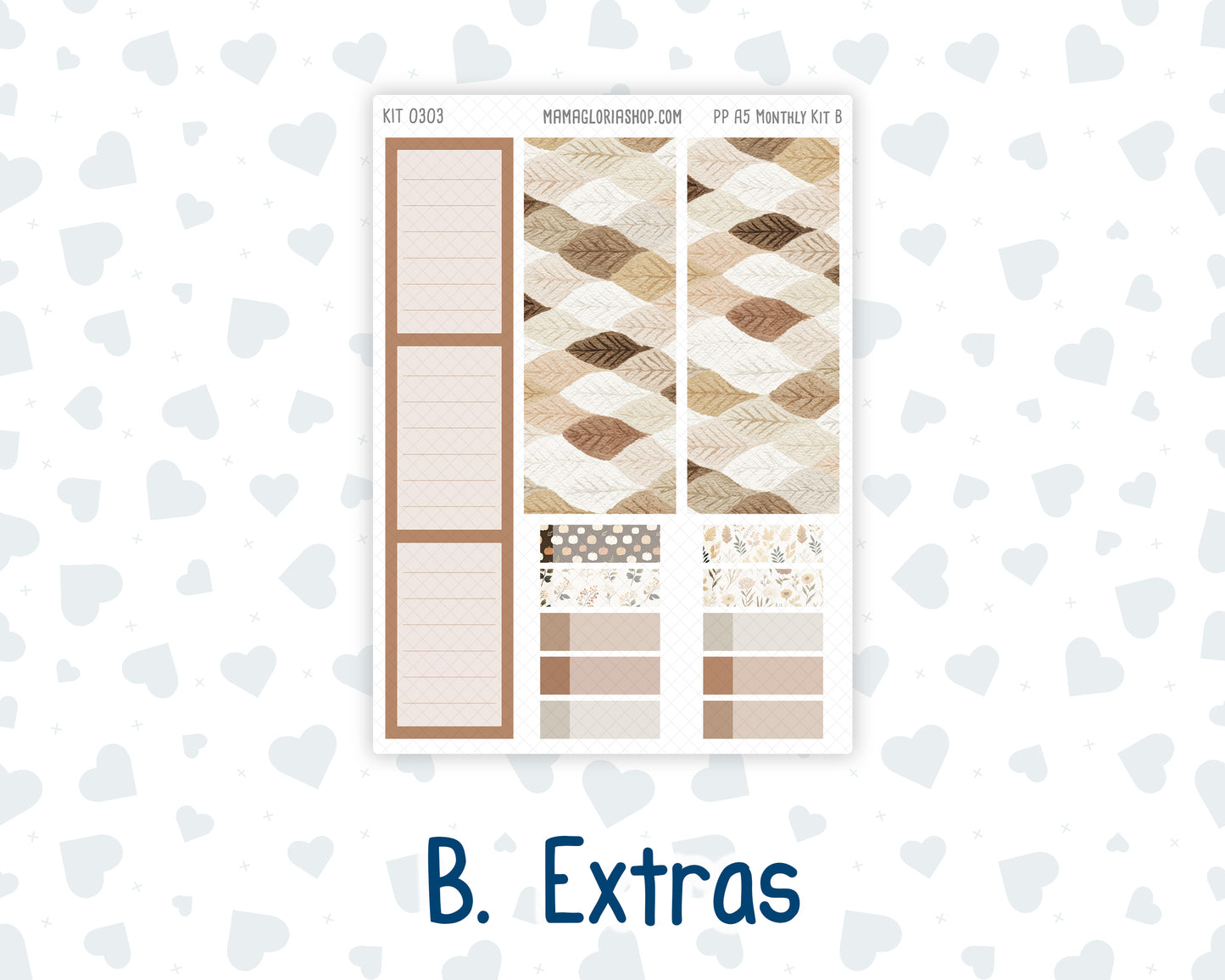 Kit 0303 - A5 - Plum Paper - Monthly Kit - November - Into The Woods