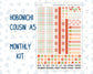 Kit 0235 - Hobonichi Cousin - Monthly Kit - September - Apple Orchard - 1.3” Wide Columns