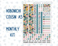 Kit 0275 - Hobonichi Cousin - Monthly Kit - July - Tropical Safari Blush - 1.3” Wide Columns