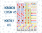Kit 0269 - Hobonichi Cousin - Monthly Kit - June - Dolce Mare - 1.3” Wide Columns