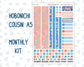 Kit 0268 - Hobonichi Cousin - Monthly Kit - June - Sea Sweeties - 1.3” Wide Columns