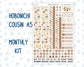 Kit 0303 - Hobonichi Cousin - Monthly Kit - November - Into The Woods - 1.3” Wide Columns
