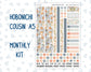 Kit 0300 - Hobonichi Cousin - Monthly Kit - October - Autumn Stroll - 1.3” Wide Columns