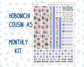 Kit 0258 - Hobonichi Cousin - Monthly Kit - March - Plant Therapy - 1.3” Wide Columns