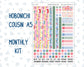 Kit 0306 - Hobonichi Cousin - Monthly Kit - December - Jolly Mischief - 1.3” Wide Columns