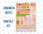 Kit 0240 - Hobonichi Weeks - Monthly Kit - November - Cozy Thanksgiving