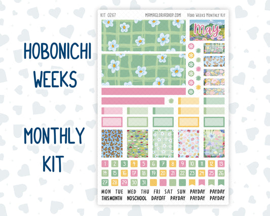 Kit 0267 - Hobonichi Weeks - Monthly Kit - May - Flowers For Mama