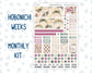 Kit 0307 - Hobonichi Weeks - Monthly Kit - December - Velvet Hearth