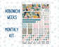 Kit 0275 - Hobonichi Weeks - Monthly Kit - July - Tropical Safari Blush
