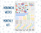 Kit 0279 - Hobonichi Weeks - Monthly Kit - August - Not Ready For School