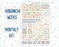 Kit 0261 - Hobonichi Weeks - Monthly Kit - April - Llama Spring