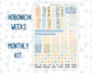 Kit 0265 - Hobonichi Weeks - Monthly Kit - May - Honeybee Sky