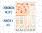 Kit 0228 - Hobonichi Weeks - Monthly Kit - August - Just Peachy