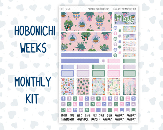 Kit 0258 - Hobonichi Weeks - Monthly Kit - March - Plant Therapy