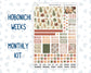 Kit 0298 - Hobonichi Weeks - Monthly Kit - October - Velvet Bloom