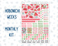 Kit 0276 - Hobonichi Weeks - Monthly Kit - July - Melon Crush