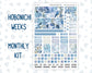 Kit 0249 - Hobonichi Weeks - Monthly Kit - January - Icy Lace