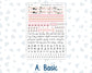 Kit 0297 - B6 - For Sterling Ink And More - Horizontal Weekly Kit - October - Pink Spell