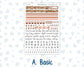 Kit 0296 - B6 - For Sterling Ink And More - Horizontal Weekly Kit - September - Coffee Break