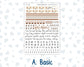 Kit 0303 - B6 - For Sterling Ink And More - Horizontal Weekly Kit - November - Into The Woods