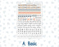 Kit 0300 - B6 - For Sterling Ink And More - Horizontal Weekly Kit - October - Autumn Stroll