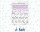 Kit 0263 - B6 - For Sterling Ink And More - Horizontal Weekly Kit - April - Lavender Drift