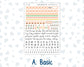 Kit 0228 - B6 - For Sterling Ink And More - Horizontal Weekly Kit - August - Just Peachy