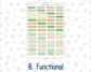 Kit 0256 - B6 - For Sterling Ink And More - Horizontal Weekly Kit - March - Froggy Luck