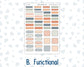 Kit 0300 - B6 - For Sterling Ink And More - Horizontal Weekly Kit - October - Autumn Stroll