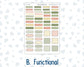 Kit 0295 - B6 - For Sterling Ink And More - Horizontal Weekly Kit - September - Apple Harvest