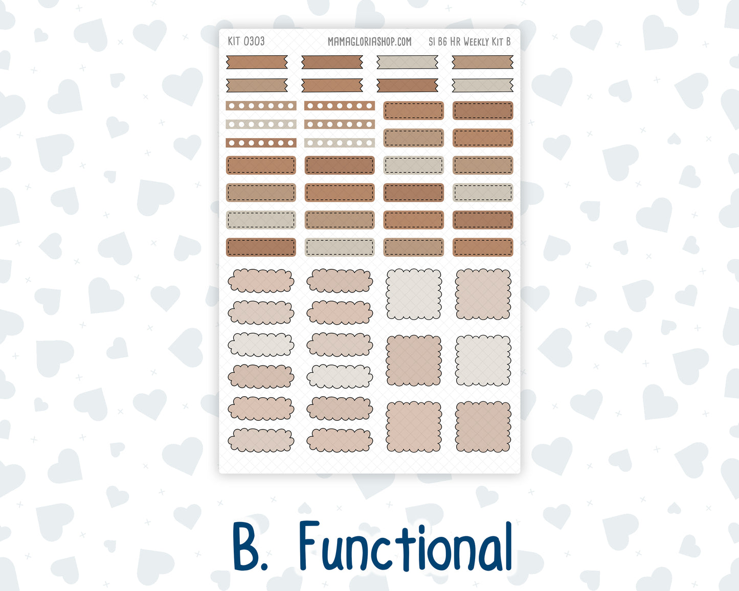 Kit 0303 - B6 - For Sterling Ink And More - Horizontal Weekly Kit - November - Into The Woods