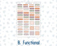 Kit 0293 - B6 - For Sterling Ink And More - Horizontal Weekly Kit - September - Fleur de Provence