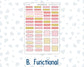 Kit 0294 - B6 - For Sterling Ink And More - Horizontal Weekly Kit - September - Rosy Reveria