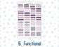 Kit 0236 - B6 - For Sterling Ink And More - Horizontal Weekly Kit - October - Sweet & Spooky