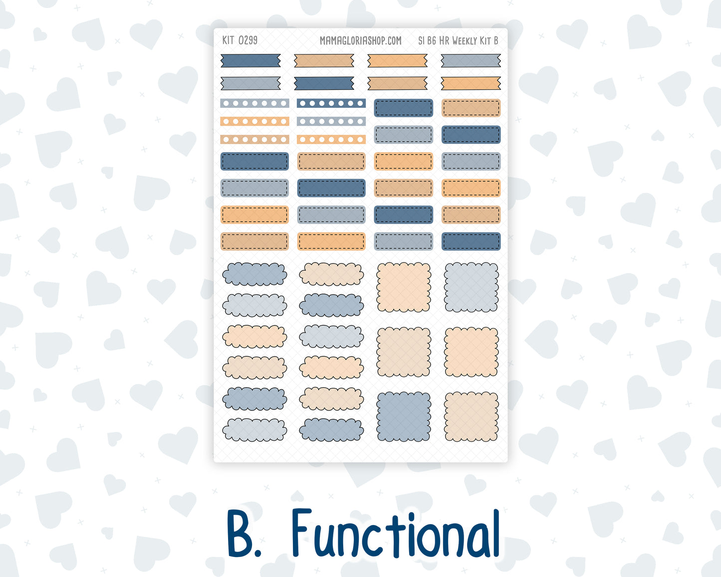 Kit 0299 - B6 - For Sterling Ink And More - Horizontal Weekly Kit - October - Book Nook