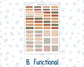 Kit 0298 - B6 - For Sterling Ink And More - Horizontal Weekly Kit - October - Velvet Bloom