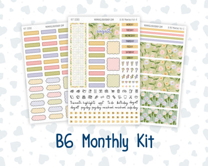 Kit 0280 - B6 - For Sterling Ink And More - Monthly Kit - Half Past Six In August