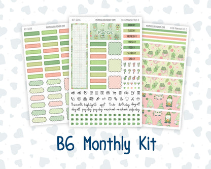 Kit 0256 - B6 - For Sterling Ink And More - Monthly Kit - March - Froggy Luck