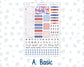 Kit 0273 - B6 - For Sterling Ink And More - Monthly Kit - July - Americana In Bloom