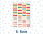 Kit 0271 - B6 - For Sterling Ink And More - Monthly Kit - June - Strawberry Shore