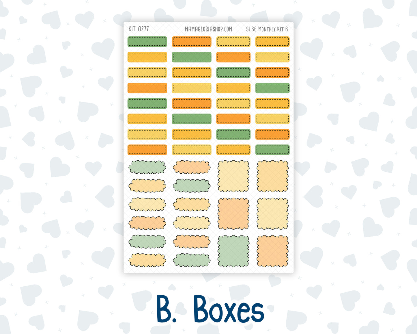 Kit 0277 - B6 - For Sterling Ink And More - Monthly Kit - August - Sunflower Drama Club