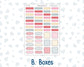Kit 0254 - B6 - For Sterling Ink And More - Monthly Kit - February - Valentine Village