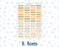 Kit 0228 - B6 - For Sterling Ink And More - Monthly Kit - August - Just Peachy