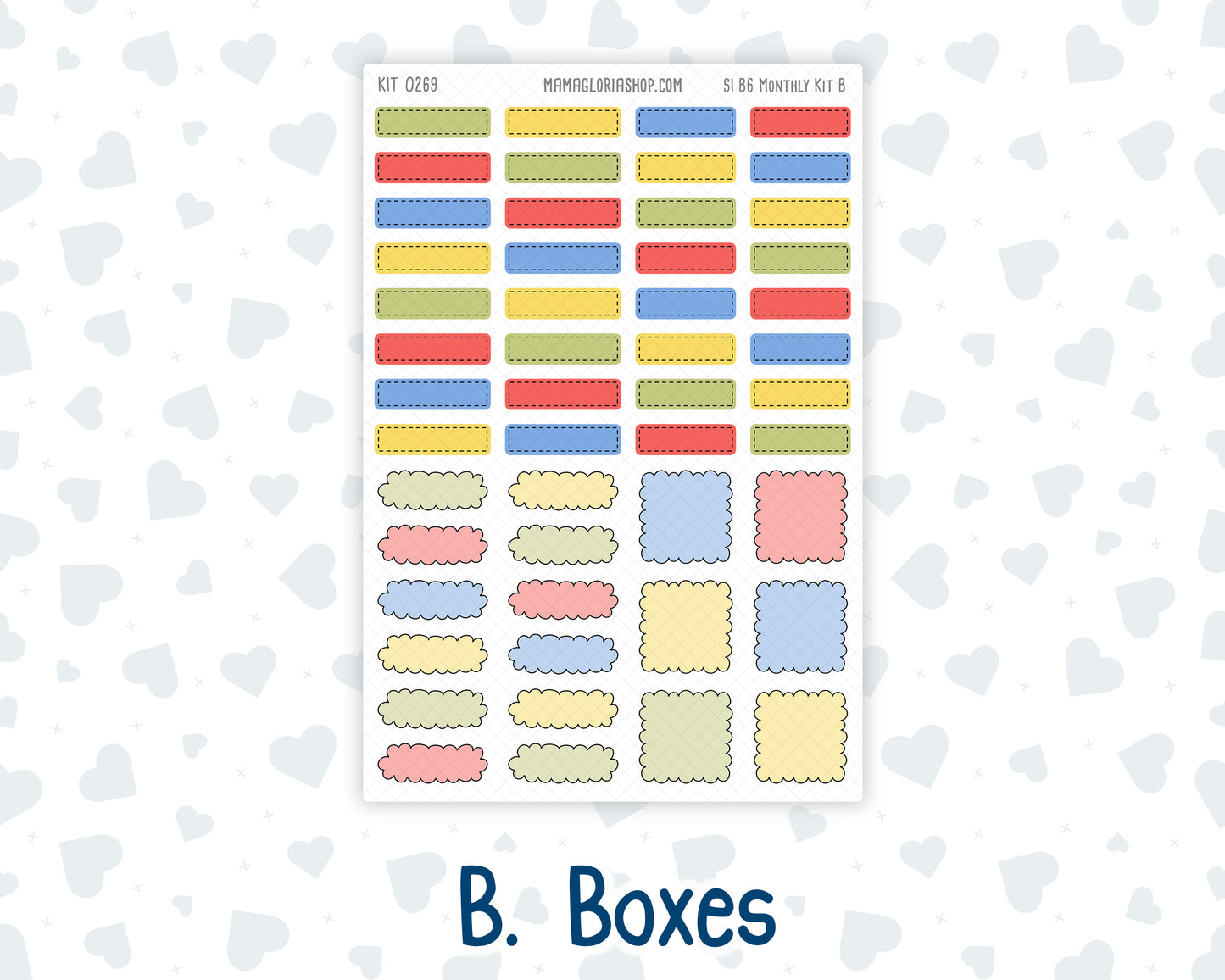 Kit 0269 - B6 - For Sterling Ink And More - Monthly Kit - June - Dolce Mare