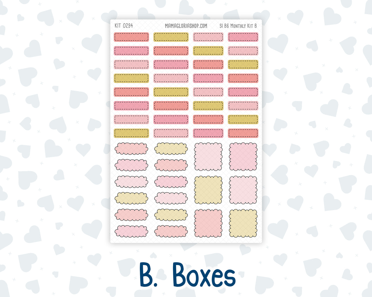 Kit 0294 - B6 - For Sterling Ink And More - Monthly Kit - September - Rosy Reveria