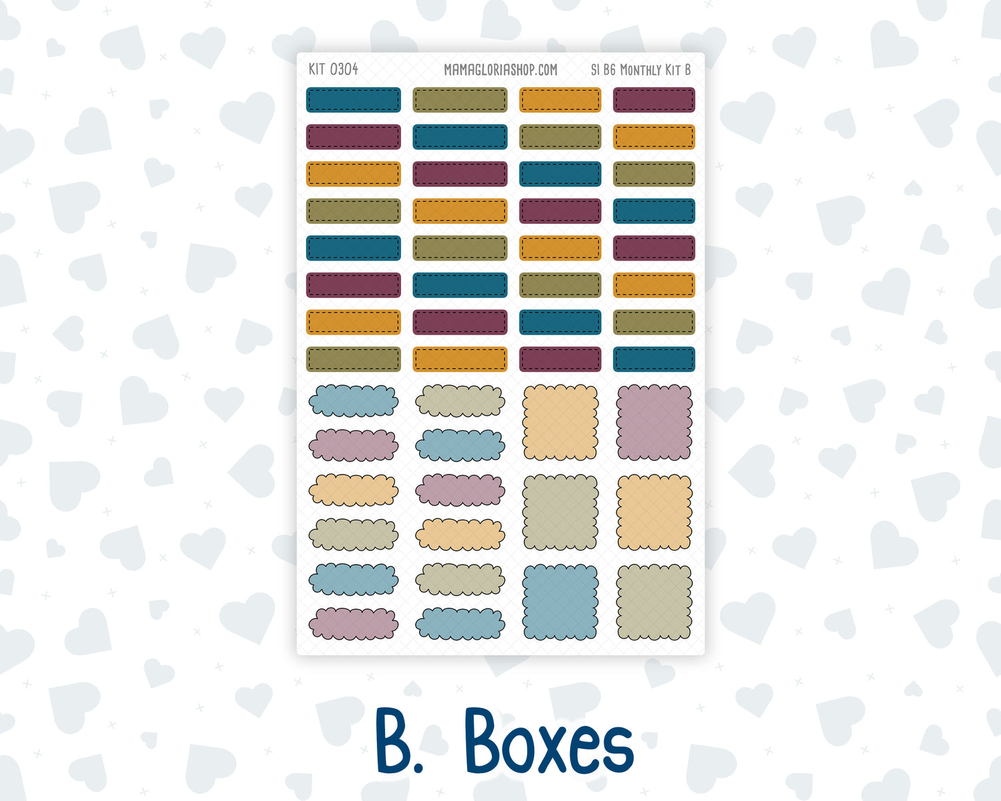 Kit 0304 - B6 - For Sterling Ink And More - Monthly Kit - November - Autumn In Bloom